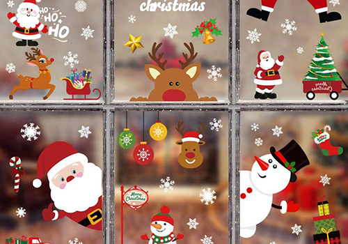 Christmas Holiday Window Stick51