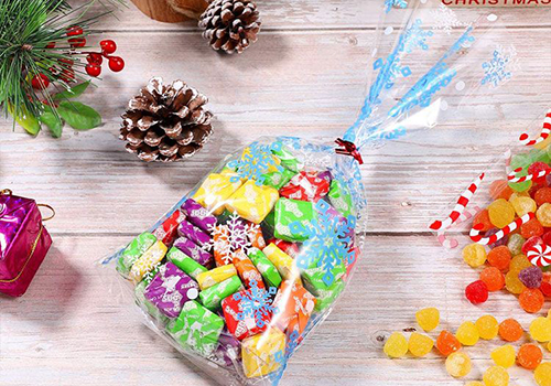 Christmas Treat Bags Plastic O61