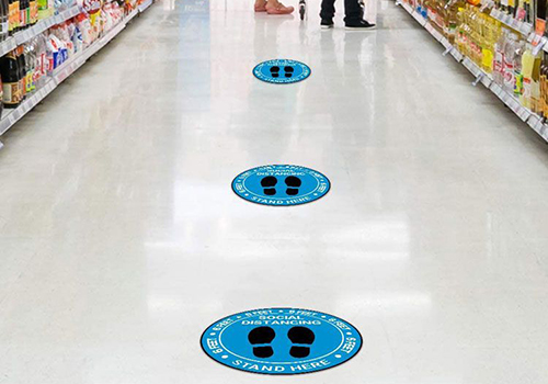 Social Distancing Floor Decal11